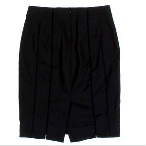 WHBM Midi skirt with vertical pleats